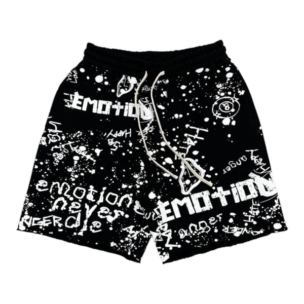 Mixed Emotion Graffiti Short (Black)
