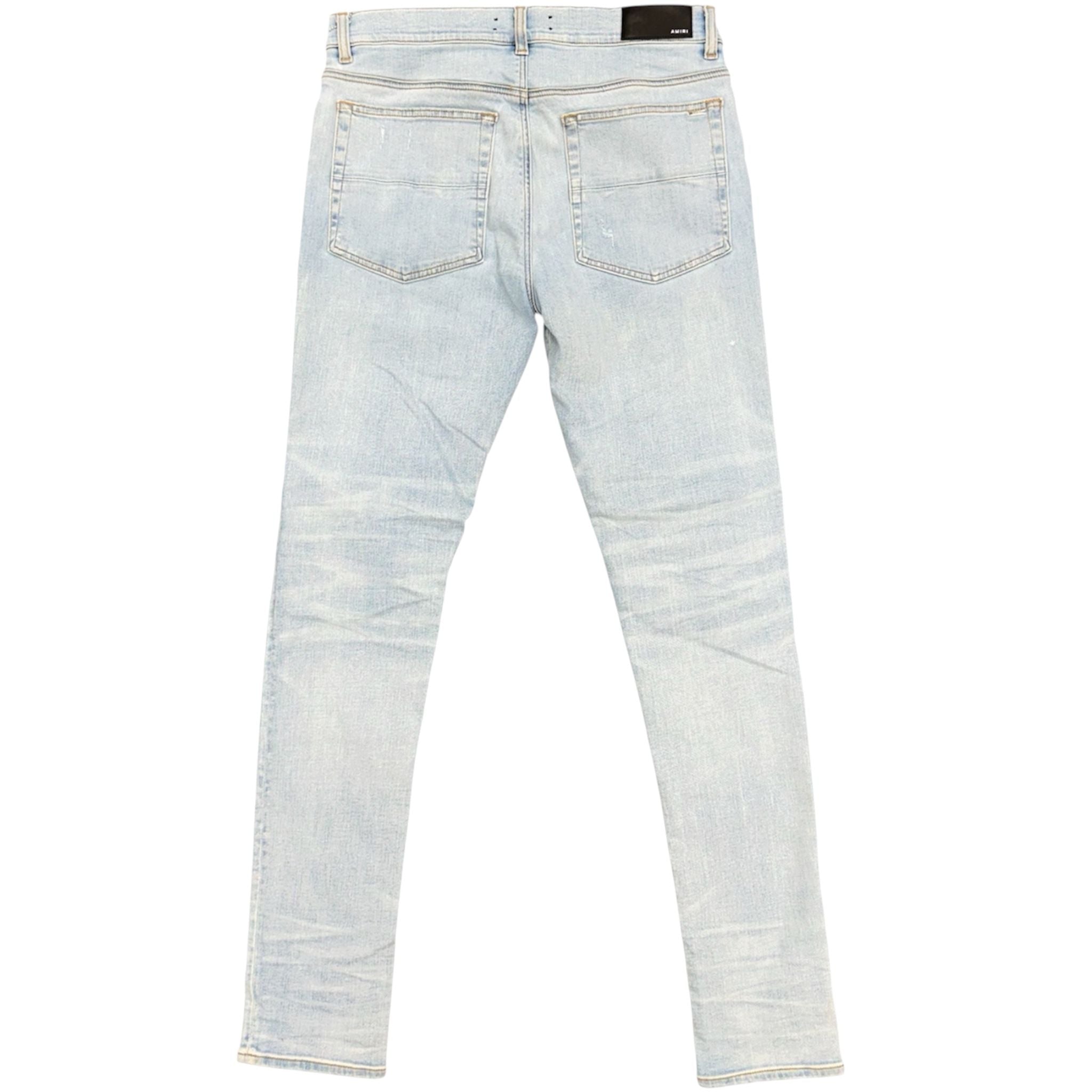 Amiri MX1 Blue Denim Patch Jean (Clay Indigo)
