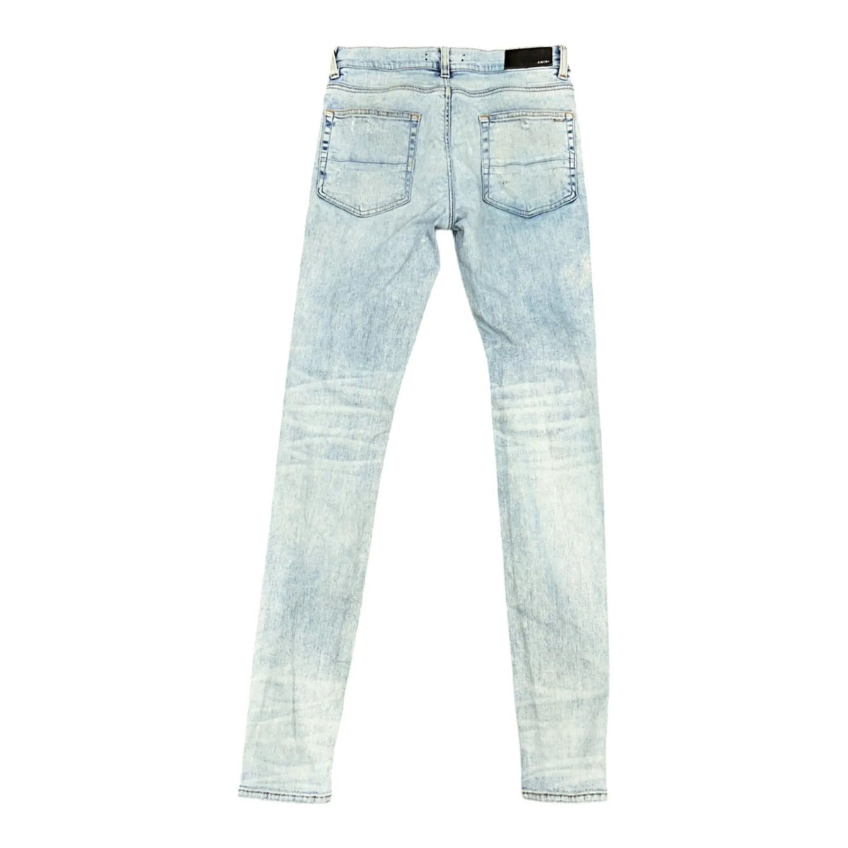 Amiri Mx1 Silver Patch Denim (Blue) - Preowned