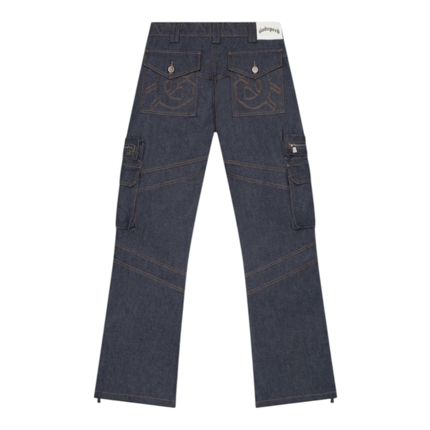 Godspeed Rockstar Flare Cargo Denim (Raw)