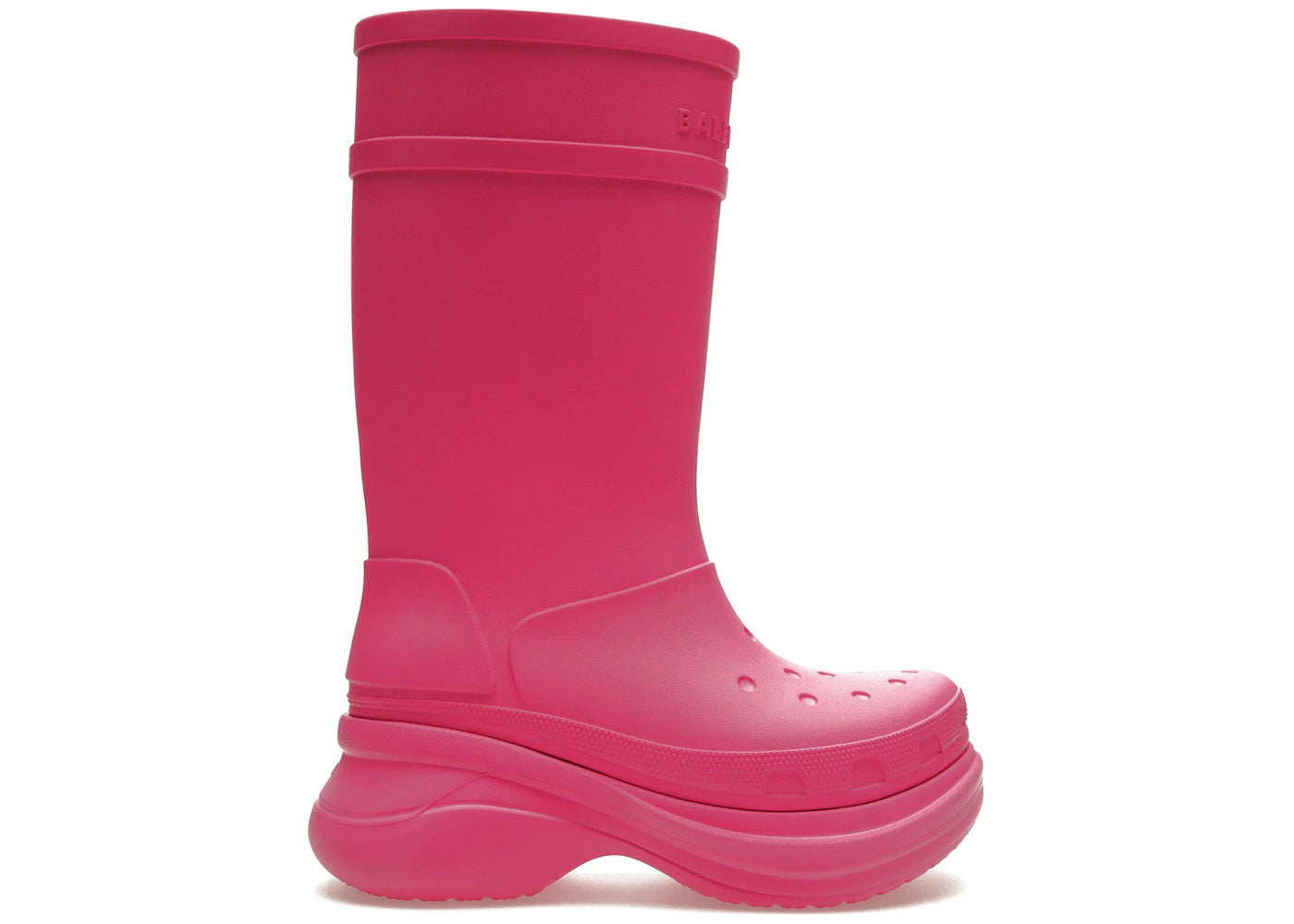 Balenciaga x Crocs Boot Bright Pink (Women's) - Preowned