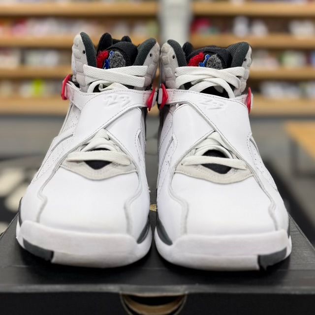 Jordan 8 Retro White True Red (2025) (GS) - Preowned