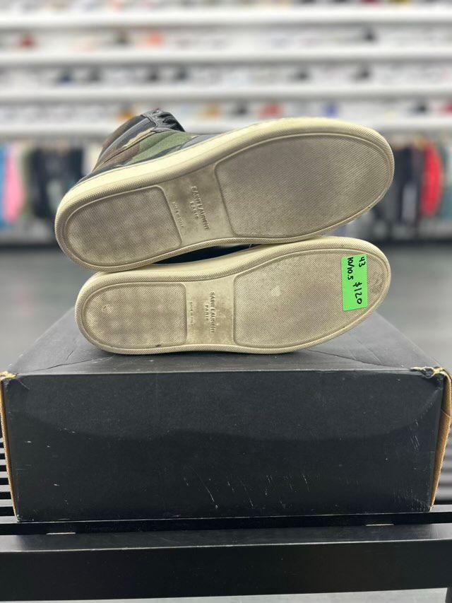 Saint Laurent SL-10 Military High (Khaki Camo) - Preowned