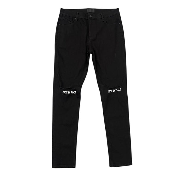 RTA Rest in Peace Jean (Black) - Preowned