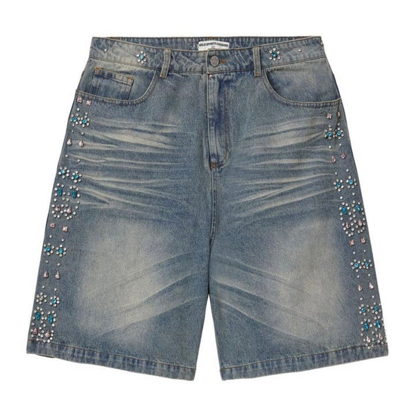 Vale Forever Candy Jean Shorts (Blue) - Preowned