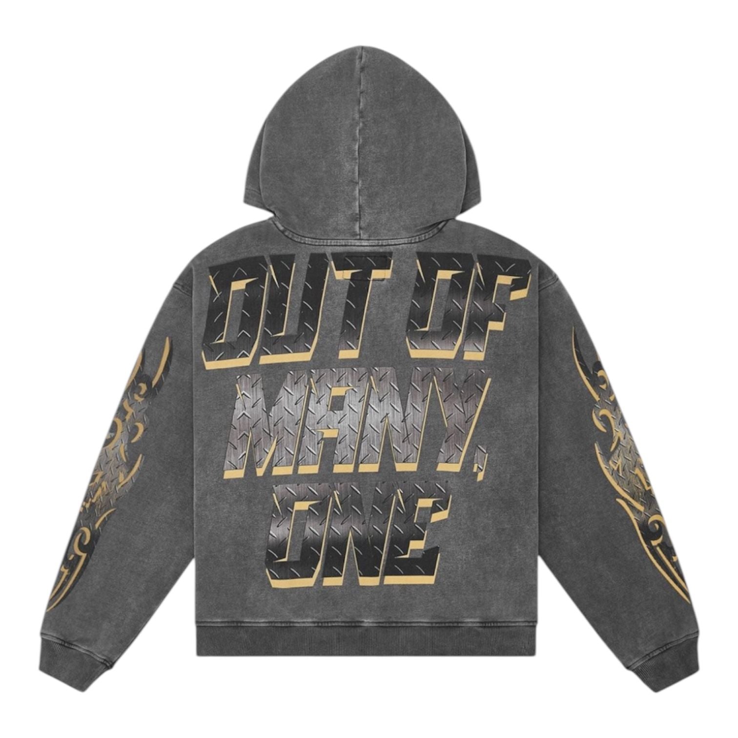 Godspeed Steel Sharpens Steel Hoodie (Grey Wash)