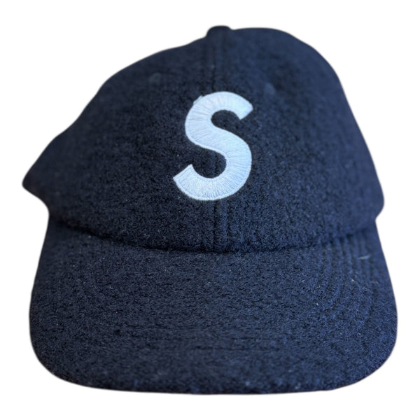 Supreme Boiled Wool S Logo 6-Panel (Black) - Preowned
