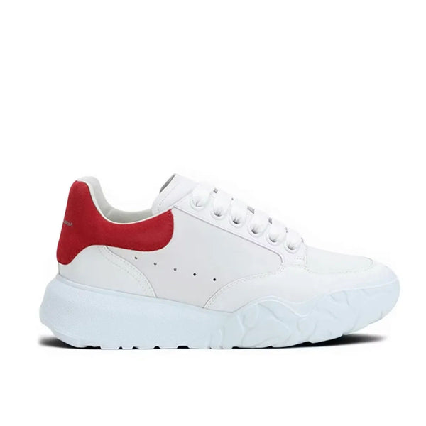 Alexander McQueen Oversized Court Trainer White Red - Preowned