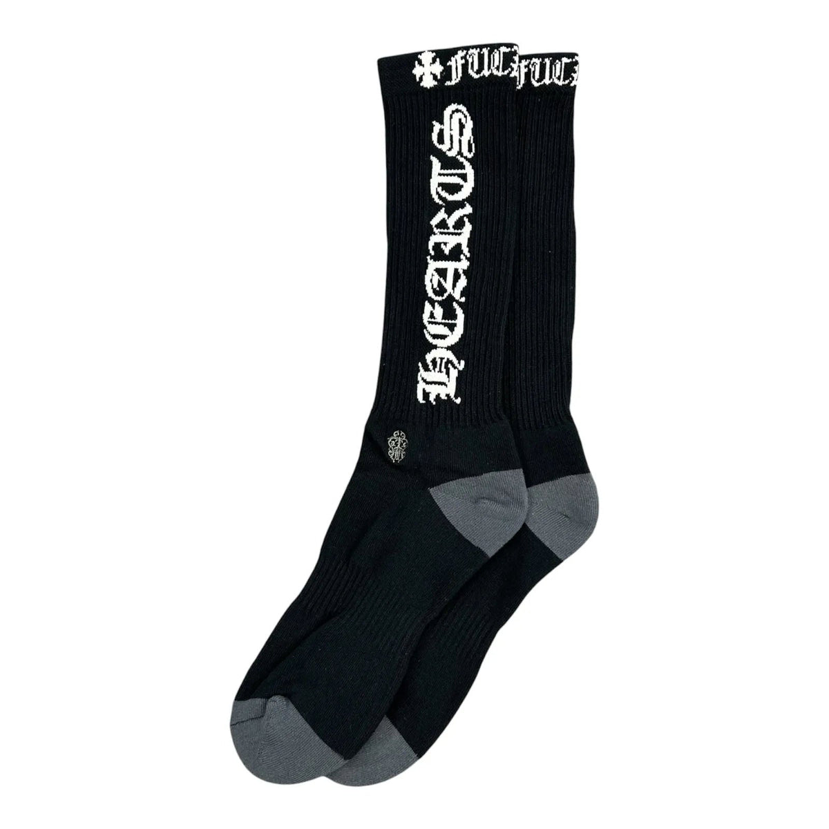 Chrome Hearts CH Logo Socks (Black/White)