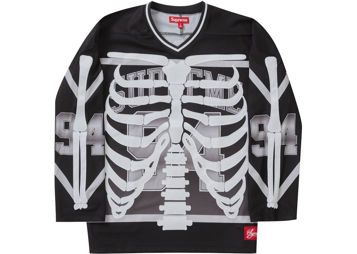 Supreme Bones Hockey Jersey Black - Preowned