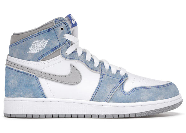 Jordan 1 Retro High Hyper Royal Smoke Grey (GS) - Preowned