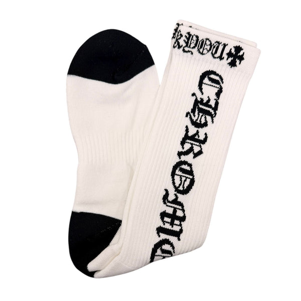 Chrome Hearts Fuck You Socks (White/Black)