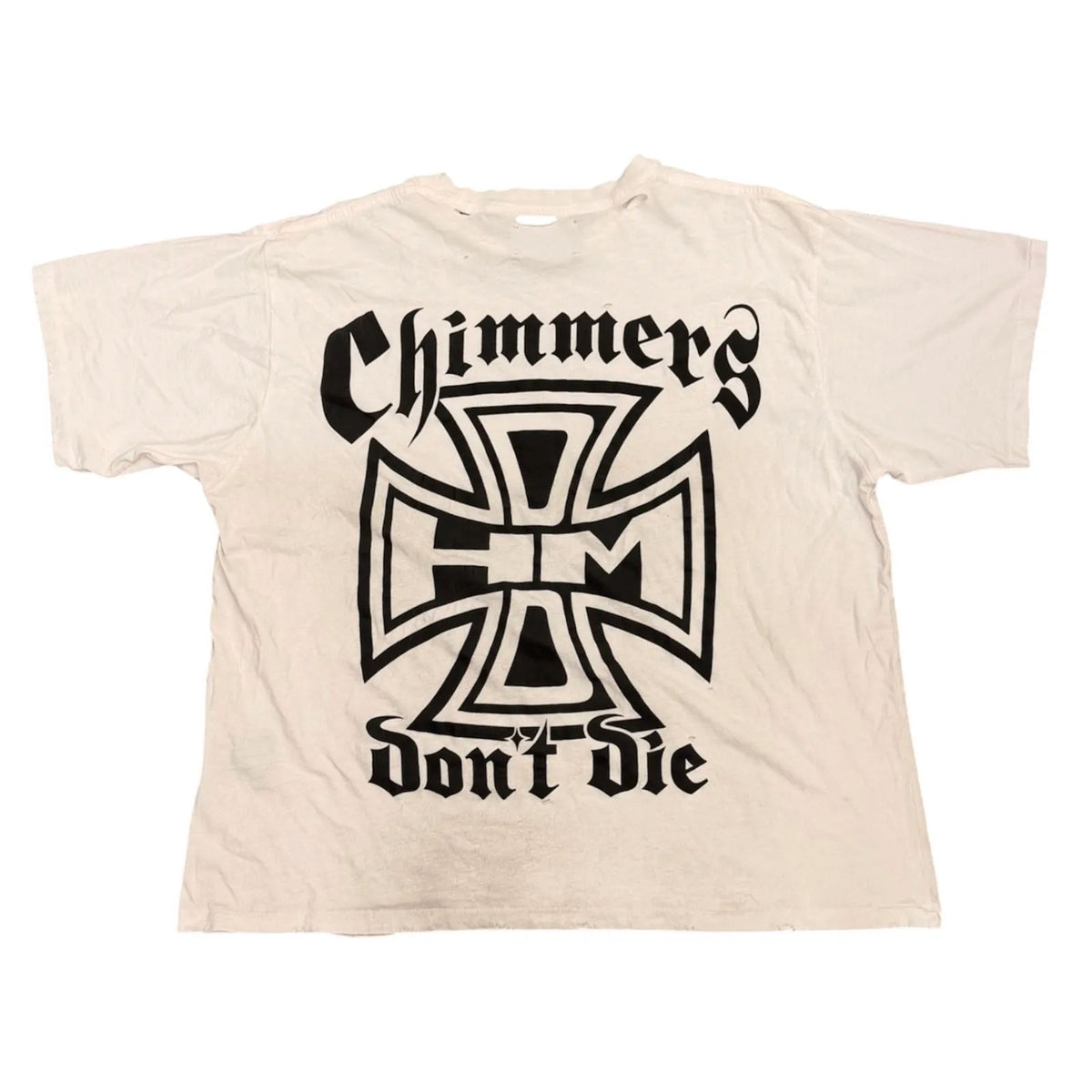 HMDD Ghost Pocket Tee (White) - Preowned