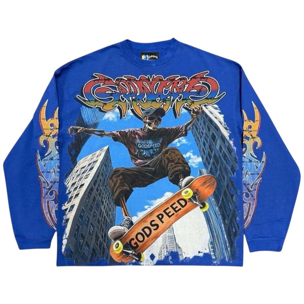 Godspeed Ollie L/S Tee (Royal) - Preowned