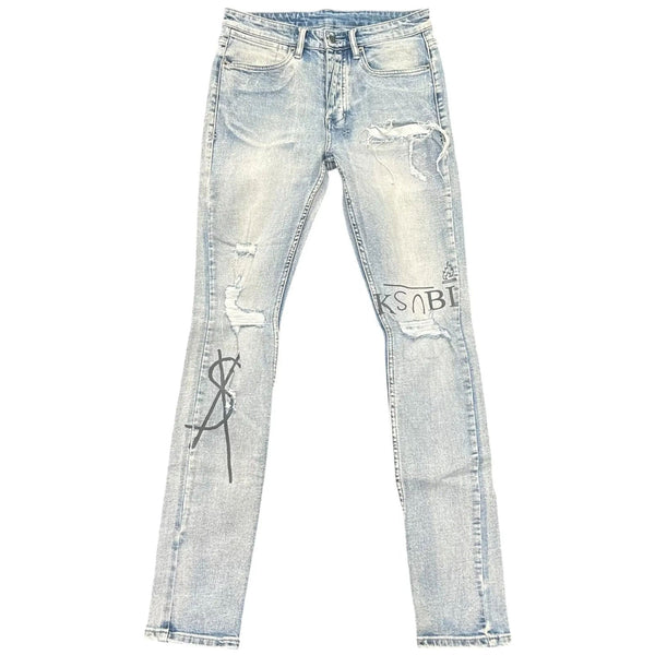 Ksubi Van Winkle Punk Jeans (Light Wash) - Preowned