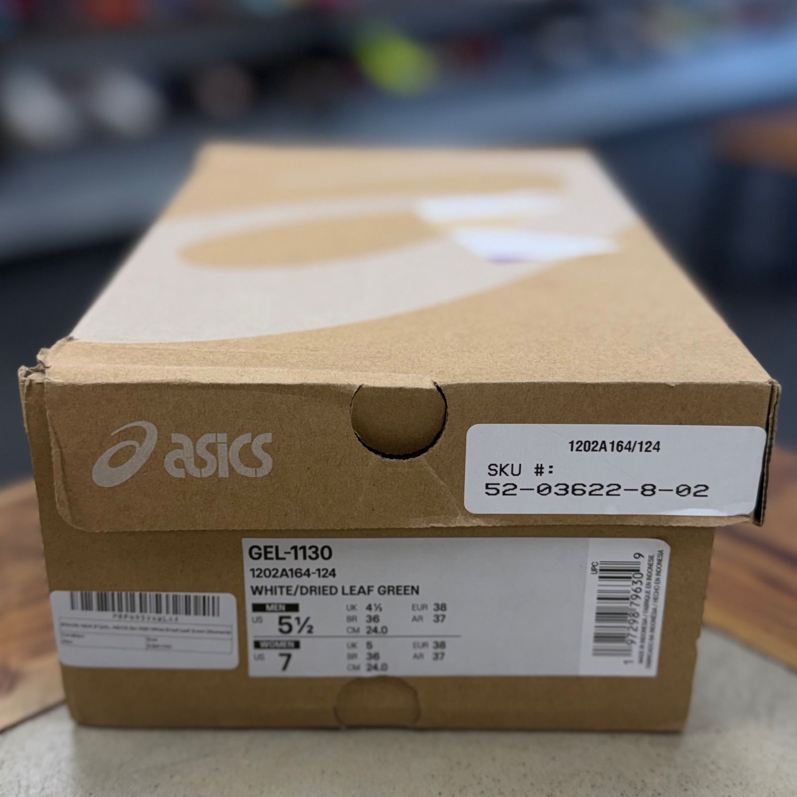 BRAND NEW STEAL - ASICS Gel-1130 White Dried Leaf Green (Women's)