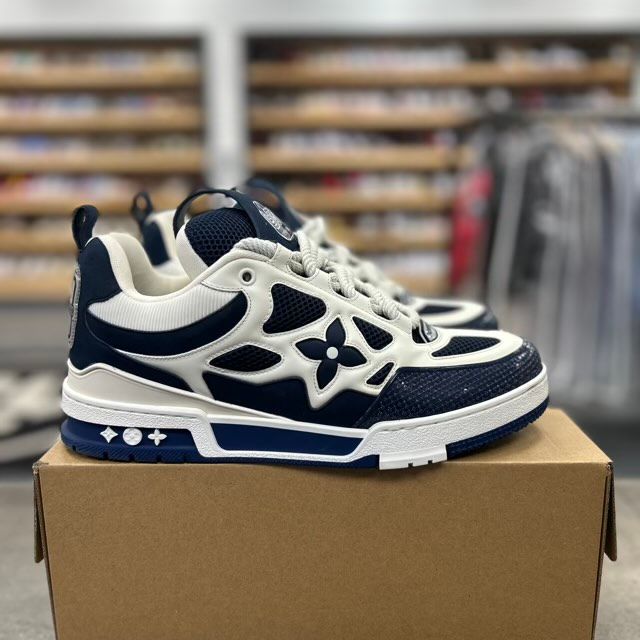Louis Vuitton Skate Trainer Marine - Preowned