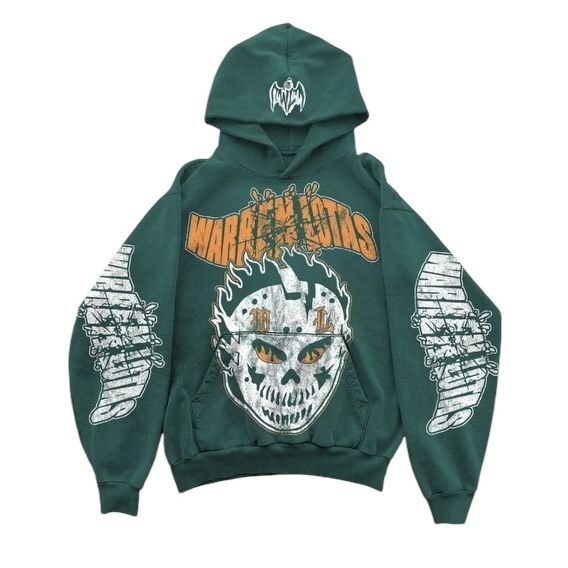 Warren Lotas FIery Glare Hoodie (Green)