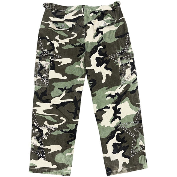 Vale Forever All Star Denim Cargo Pants (Camo) - Preowned