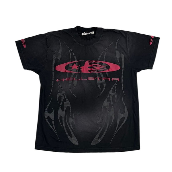Hellstar Sports Flame Tee (Black) - Preowned