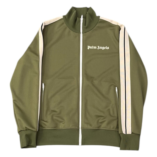 Palm Angels Track Jacket (Military/Off-White) - Preowned