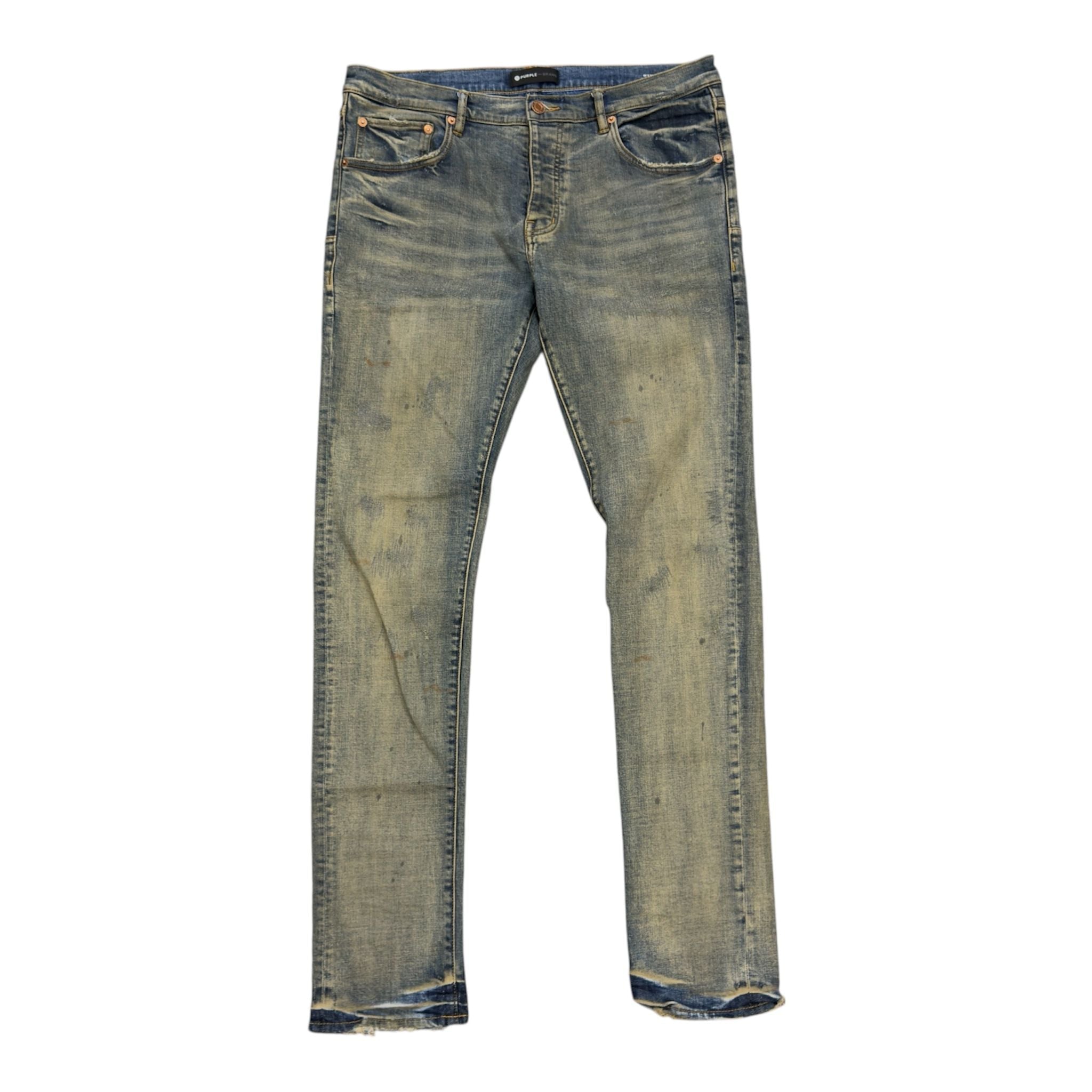 Purple Indigo Washed Denim (Indigo) - Preowned