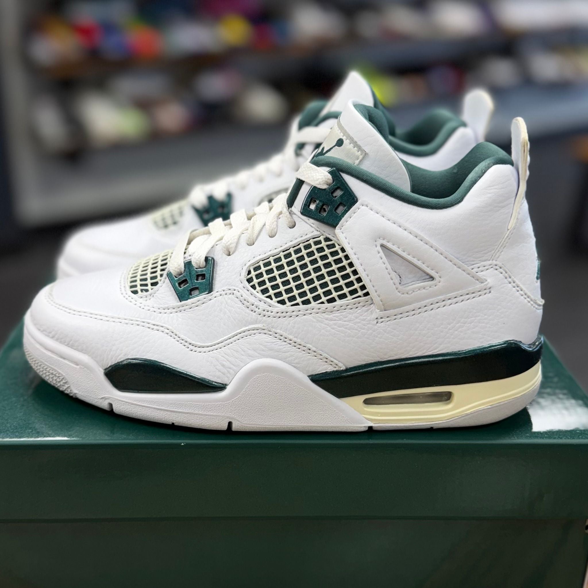 Jordan 4 Retro Oxidized Green (GS) - Preowned