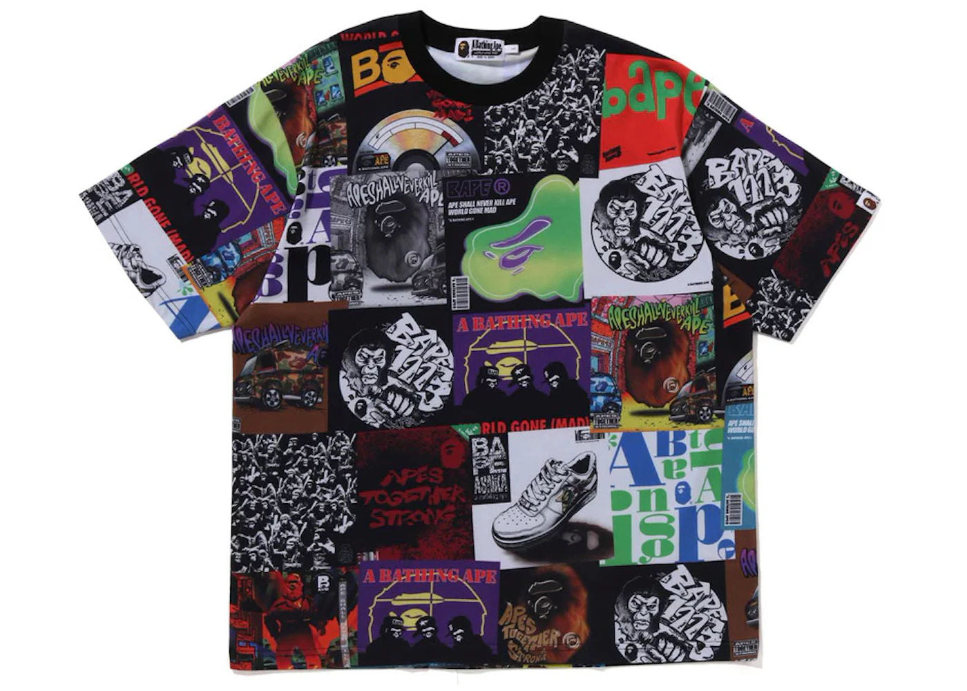 BAPE Album Monogram Tee Multicolor