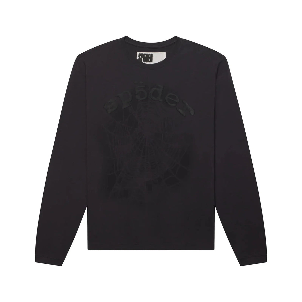 Sp5der Distressed OG Web V2 Longsleeve (Granite)