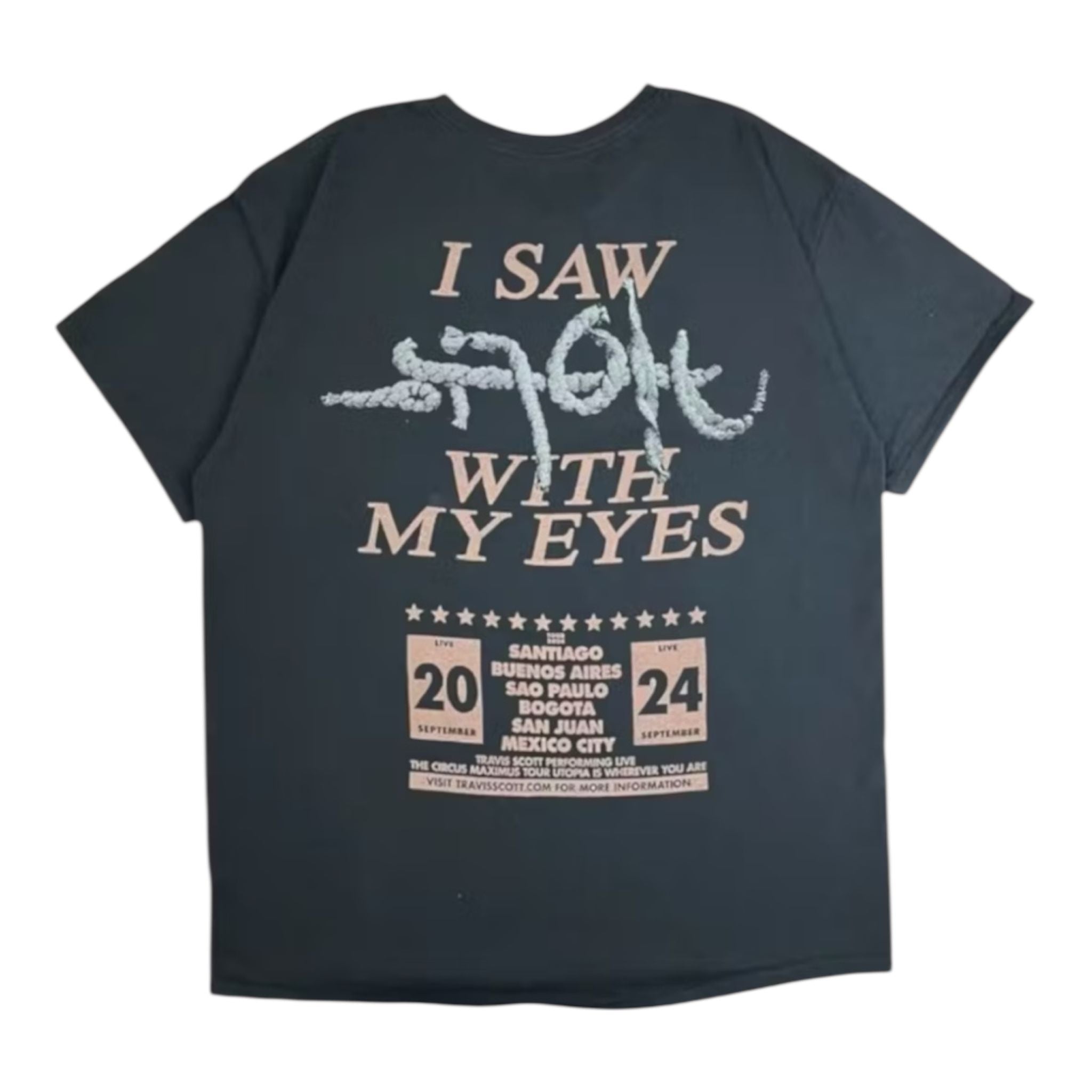Travis Scott My Eyes T-Shirt Black