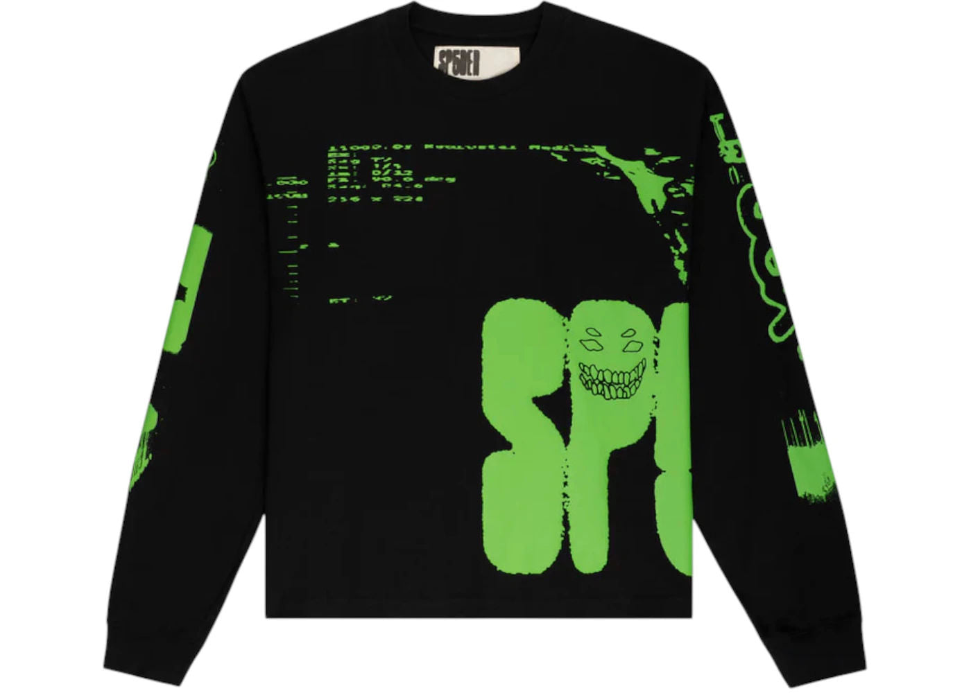 Sp5der X-Ray L/S Tee Black