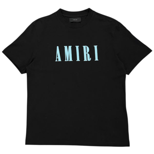 AMIRI Core Logo Tee (Black/Blue) - Preowned