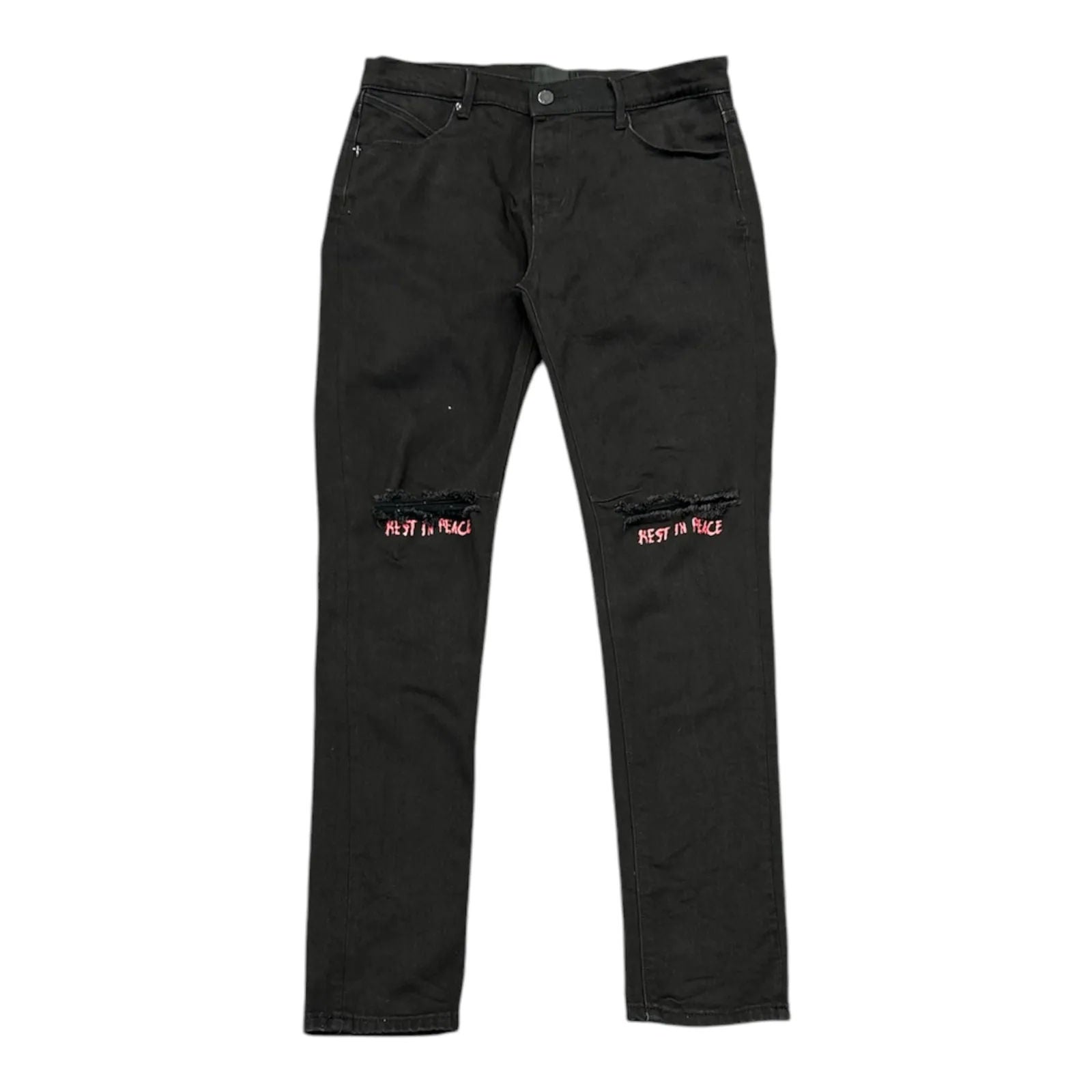 RTA Rest In Peace Denim (Black/Red) - Preowned