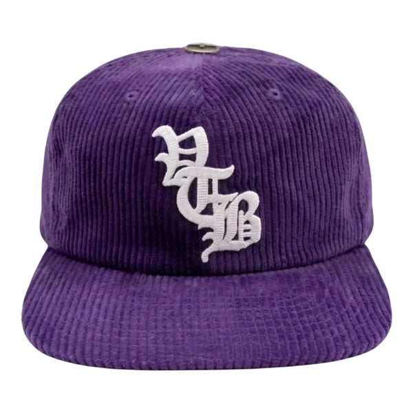 Vertabrae Corduroy Snapback (Purple)