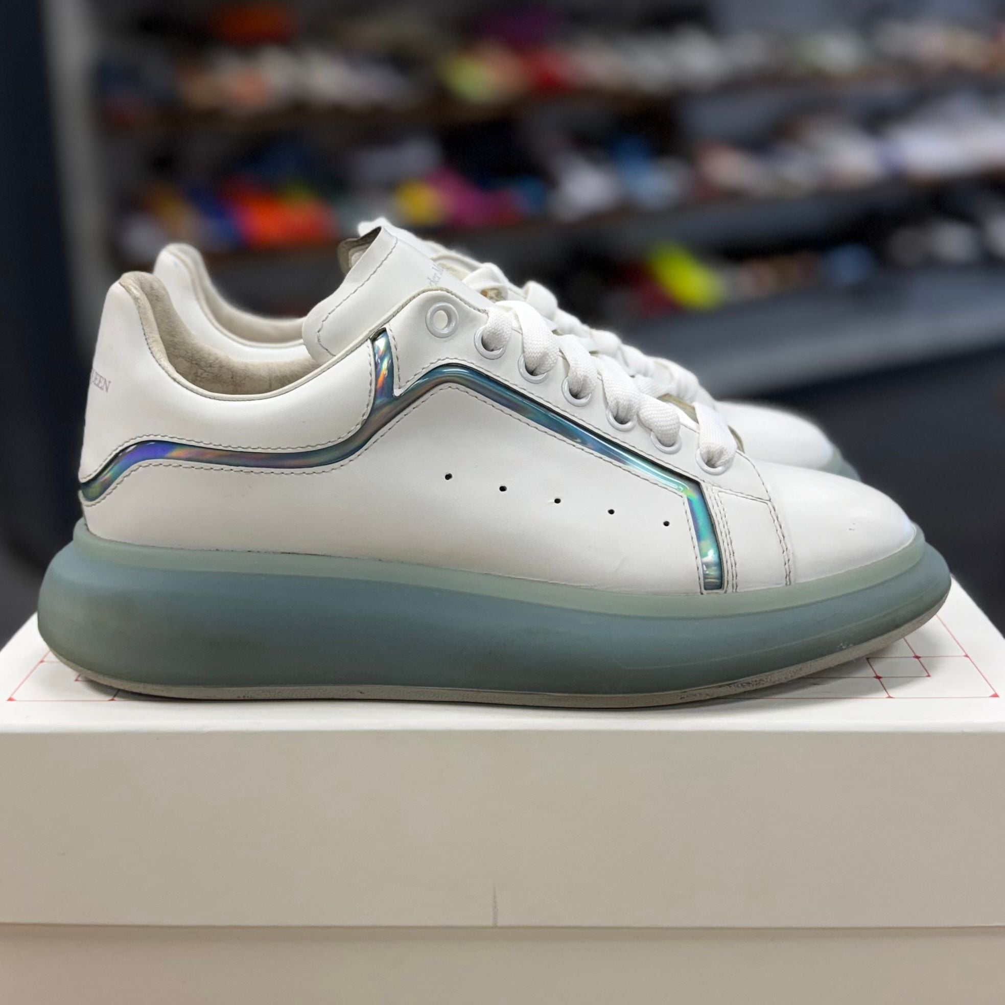 Alexander MCqueen Oversized Sneaker White Multicolor - Preowned