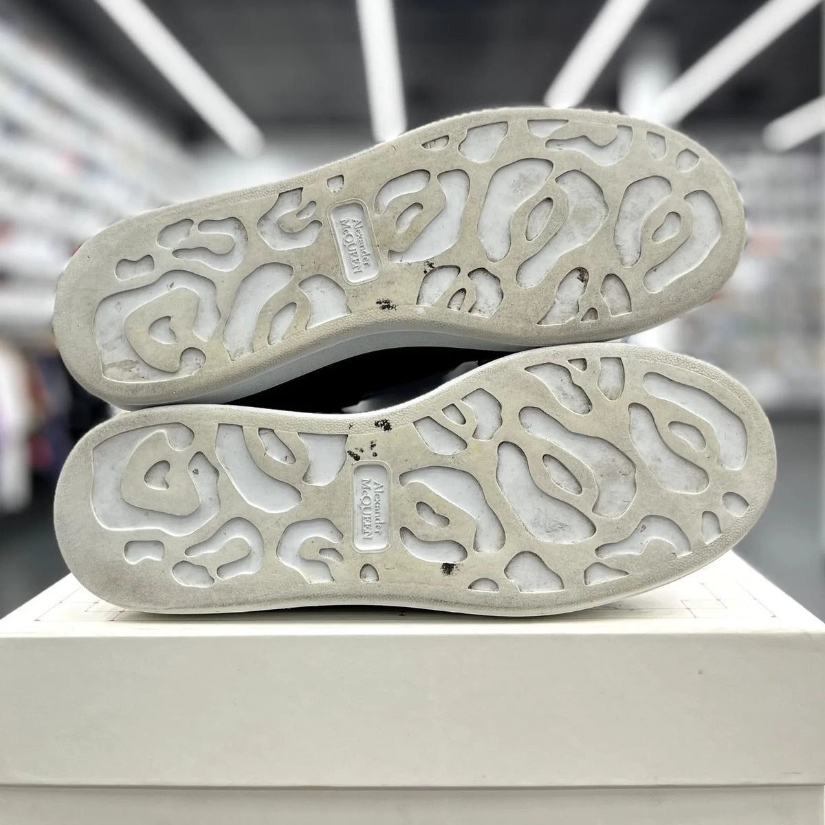 Alexander McQueen Oversized Black White Sole - Preowned