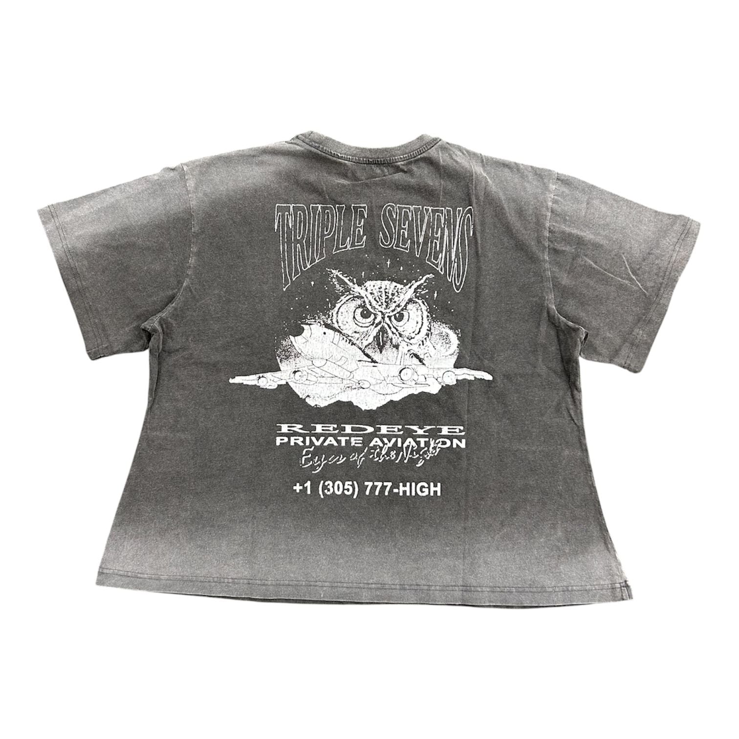 Triple 7's Night Owl Tee (Grey)