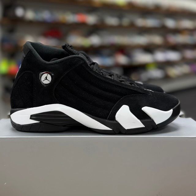 Jordan 14 Retro Black White - Preowned