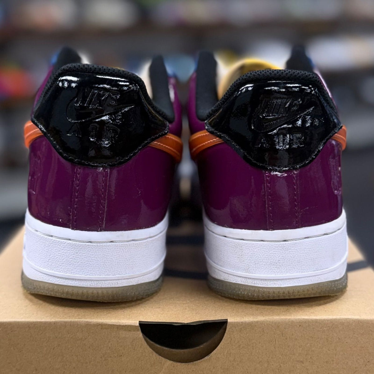 Nike Air Force 1 Low SP Undefeated Multi-Patent Total Orange - Preowned