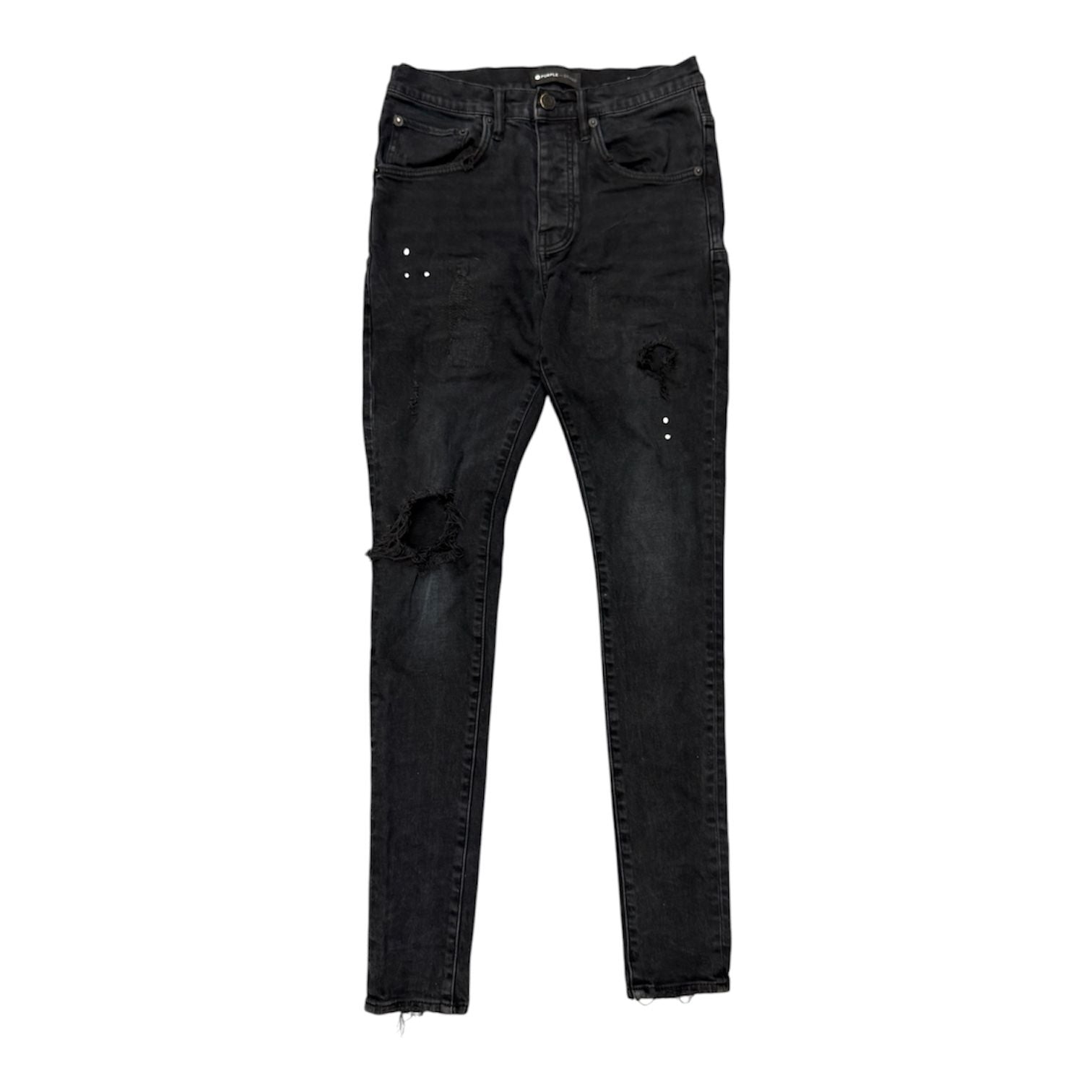 Purple Brand Distressed Jeans (Black) - Preowned