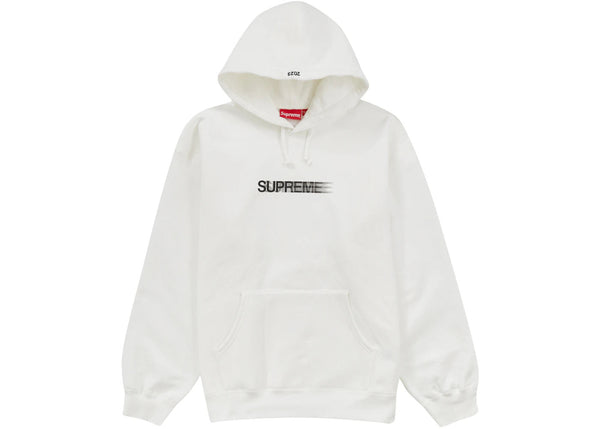 Supreme Motion Logo Hooded Sweatshirt (SS23) White - Preowned