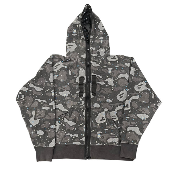 A Bathing Ape Space Camo Zip Up  - Preowned