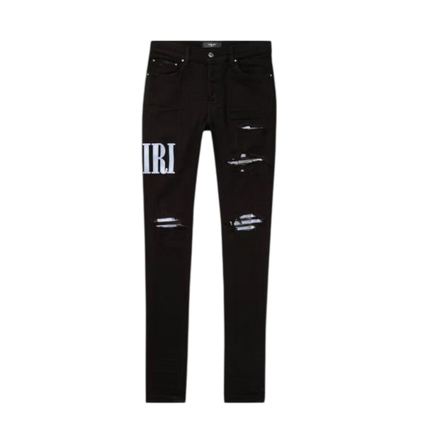 Amiri Tie Dye Core Logo Jean (Black) - Preowned