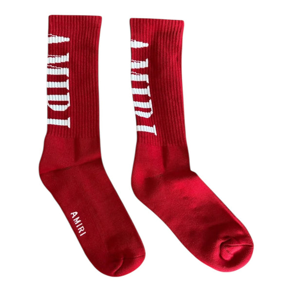 Amiri Core Logo Socks (Red)