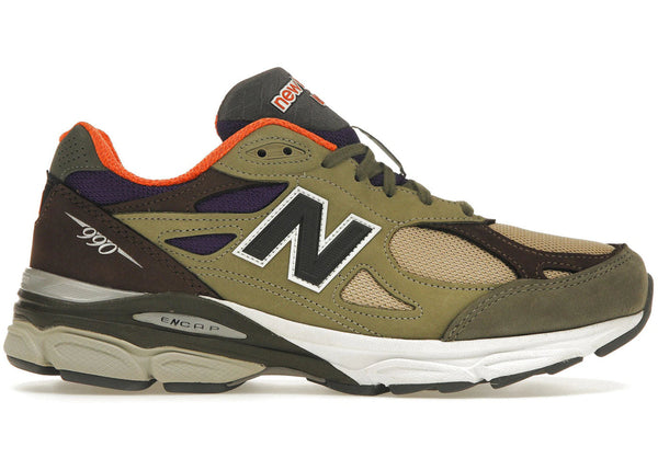 New Balance 990v3 MiUSA Teddy Santis Khaki Orange