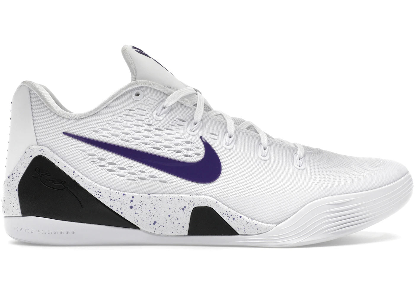 Nike Kobe 9 Elite Low EM Protro White Court Purple