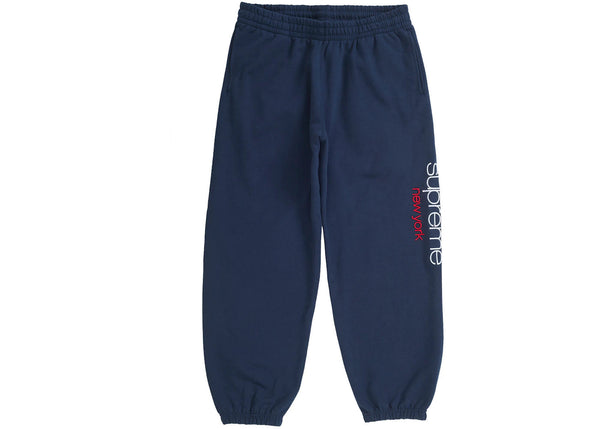 Supreme Classic Logo Sweatpant Navy - Preowned