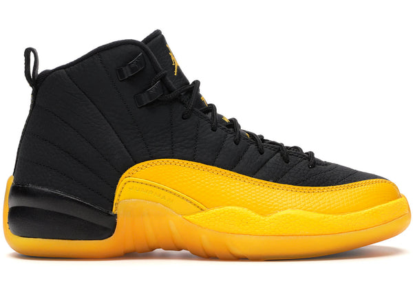 Jordan 12 Retro Black University Gold (GS) - Preowned