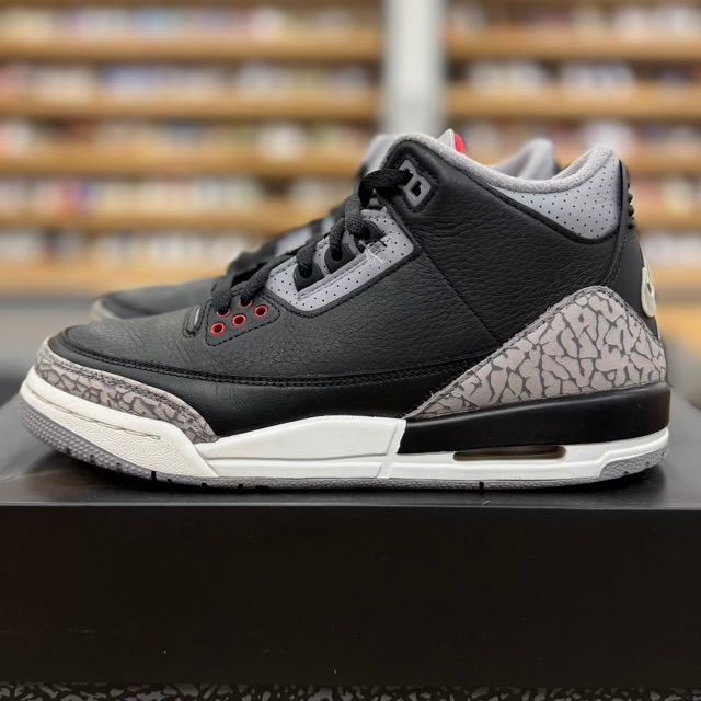 Jordan 3 Retro Black Cement (2024) (GS) - Preowned