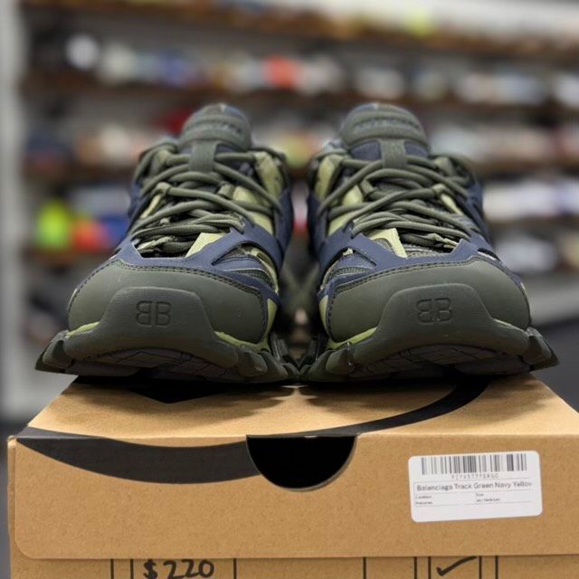 Balenciaga Track Green Navy Yellow - Preowned